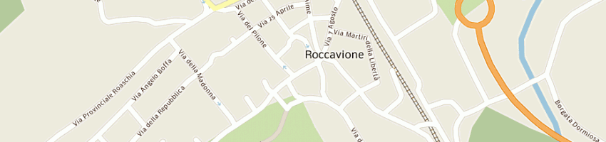 Mappa della impresa borsotto pietro a ROCCAVIONE