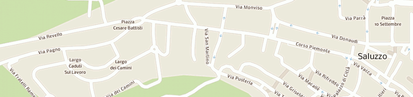 Mappa della impresa le meduse di gianfranco coltella e c sas a SALUZZO