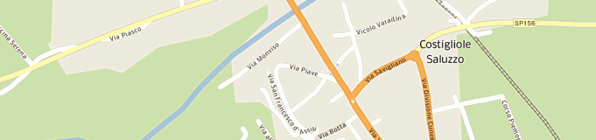 Mappa della impresa molinengo pietro a COSTIGLIOLE SALUZZO
