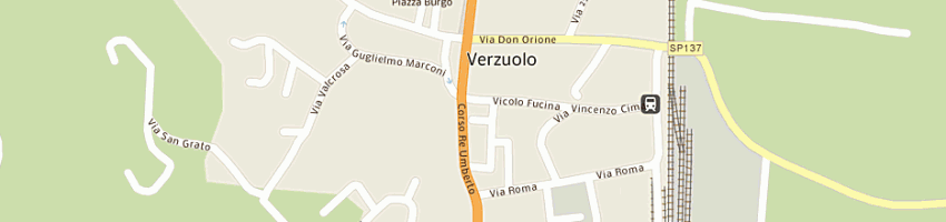 Mappa della impresa peirano sport di peirano dario a VERZUOLO