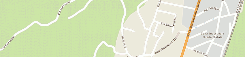 Mappa della impresa schiavino antonio a MANTA