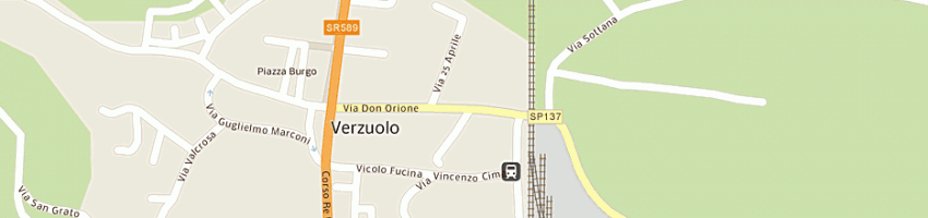 Mappa della impresa studio tecnico associato rosso - ruatta - supertino - franco - giorgis - garnero a VERZUOLO