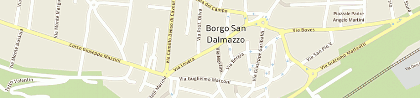 Mappa della impresa cavallo luca a BORGO SAN DALMAZZO