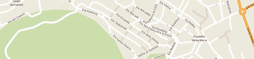 Mappa della impresa istituto mantellate serve di maria a SALUZZO