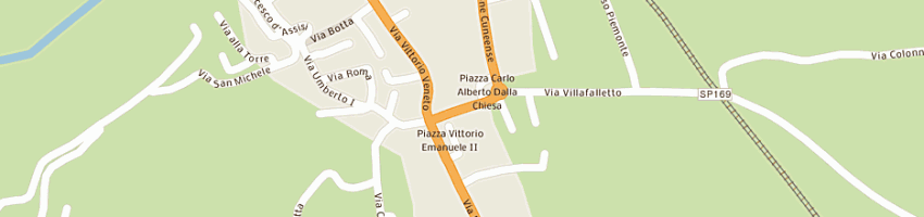 Mappa della impresa piantino giorgio a COSTIGLIOLE SALUZZO