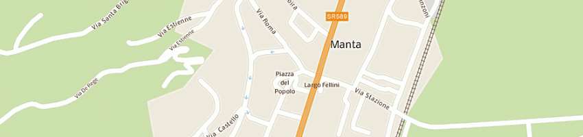 Mappa della impresa ristorante taverna le chevalier errant a MANTA