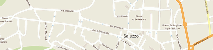 Mappa della impresa sistemi e servizi di pecorale ezio a SALUZZO