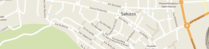 Mappa della impresa latini daniela a SALUZZO