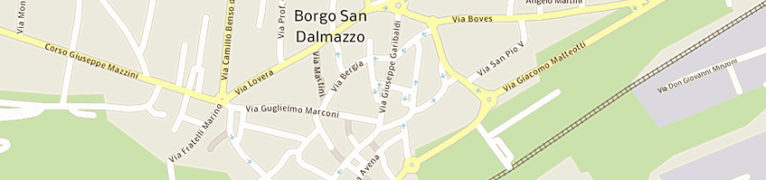 Mappa della impresa anna a BORGO SAN DALMAZZO