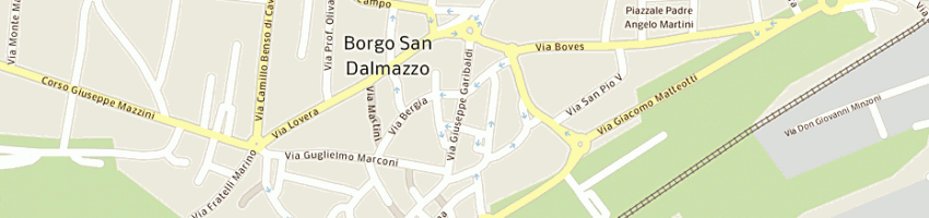 Mappa della impresa cavallero carla a BORGO SAN DALMAZZO