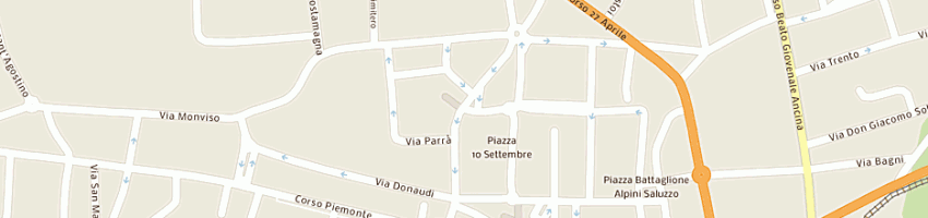 Mappa della impresa occelli di occelli danilo e c snc a SALUZZO