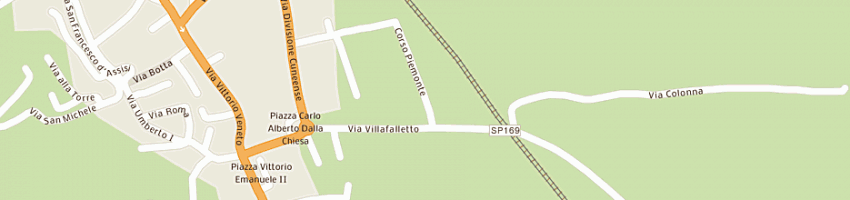 Mappa della impresa lingua roberto a SALUZZO