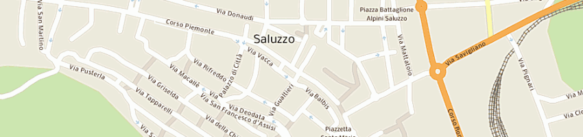 Mappa della impresa studio legale siccardi avv chiara chiara a SALUZZO