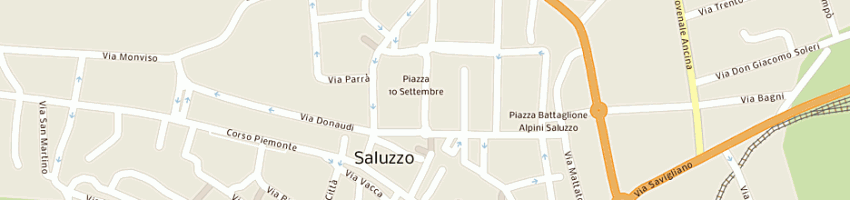 Mappa della impresa disko' di borgna giorgio a SALUZZO