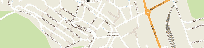 Mappa della impresa greentec impianti sas di rovere marco e c a SALUZZO