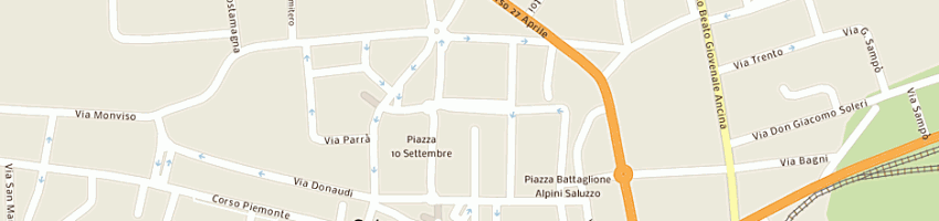 Mappa della impresa lentini team srl a SALUZZO