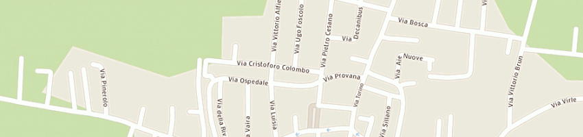 Mappa della impresa societa' bocciofila vigonese a VIGONE