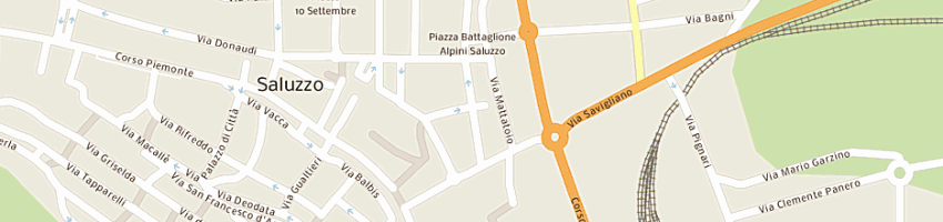Mappa della impresa ponzio felice a SALUZZO