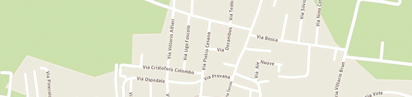 Mappa della impresa tmv-torino micromarket vandalino di boccalatte e monestarolo (snc) a VIGONE