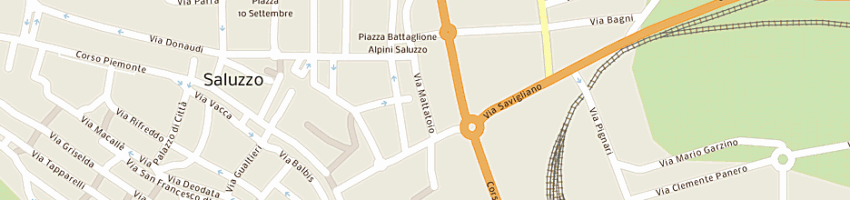 Mappa della impresa newsoft di geuna carlo a SALUZZO