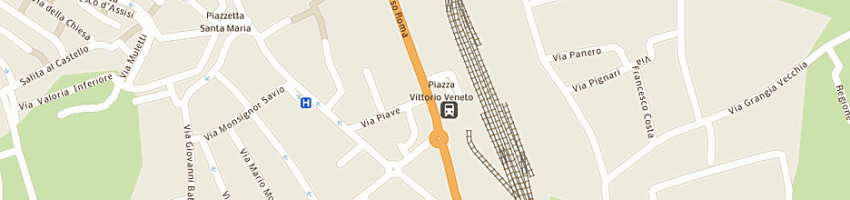 Mappa della impresa tecnotarga snc di passet e vaschetto e c a SALUZZO