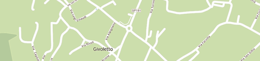 Mappa della impresa ursino vincenzo e c (snc) a GIVOLETTO