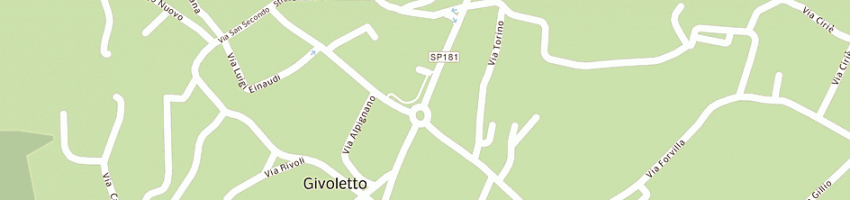Mappa della impresa gherra idale a GIVOLETTO