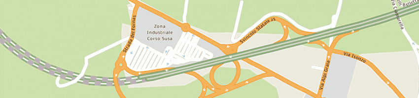 Mappa della impresa point service srl a RIVOLI