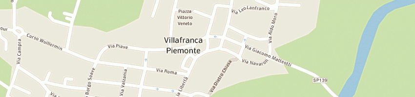 Mappa della impresa banca intesa spa a VILLAFRANCA PIEMONTE