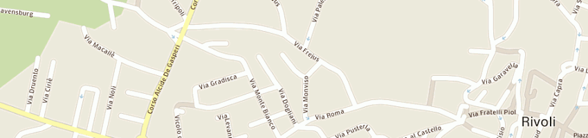 Mappa della impresa cmr a RIVOLI