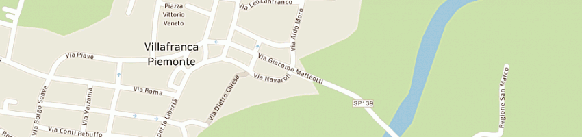 Mappa della impresa buzzi new style (sas) a VILLAFRANCA PIEMONTE