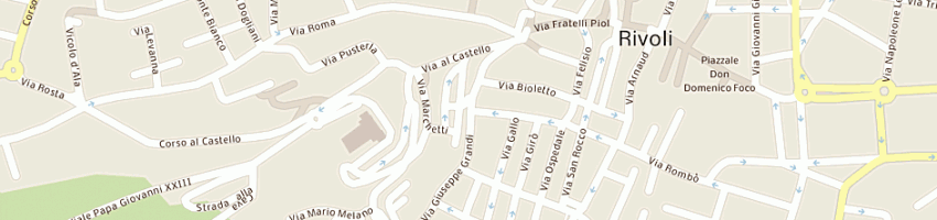 Mappa della impresa elvis (sas) a RIVOLI