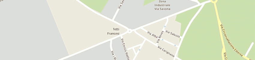 Mappa della impresa edilmetalli srl a RIVALTA DI TORINO