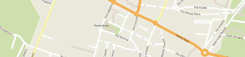Mappa della impresa air a RIVOLI