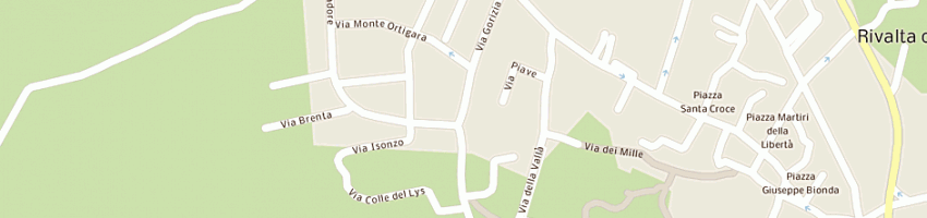 Mappa della impresa la magistrale srl a RIVALTA DI TORINO