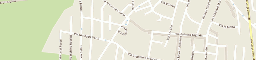 Mappa della impresa scuole scuola elementare a RIVALTA DI TORINO