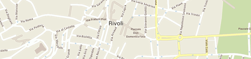 Mappa della impresa associazione danza arcipelago a RIVOLI