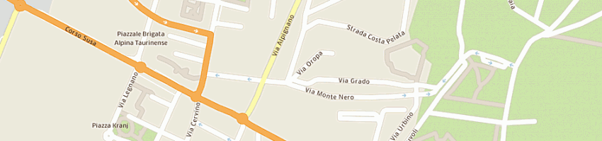 Mappa della impresa av consulting srl a RIVOLI
