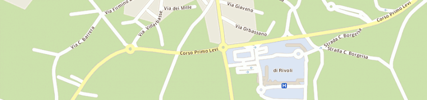 Mappa della impresa robert di robert riccardoec snc a RIVOLI