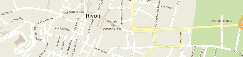Mappa della impresa bianco marco e c (snc) a RIVOLI