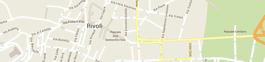 Mappa della impresa manager company srl a RIVOLI