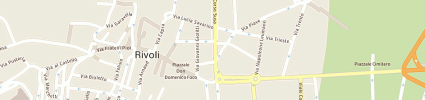 Mappa della impresa loto sas di todescato lorenza e c a RIVOLI