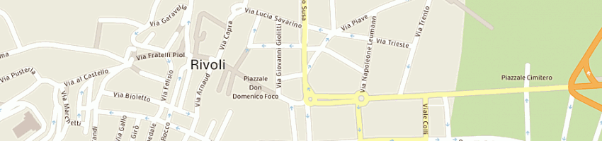 Mappa della impresa biba-boutique a RIVOLI