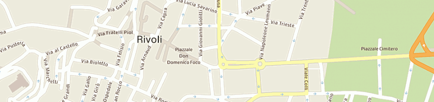 Mappa della impresa de poli e pomi srl a RIVOLI