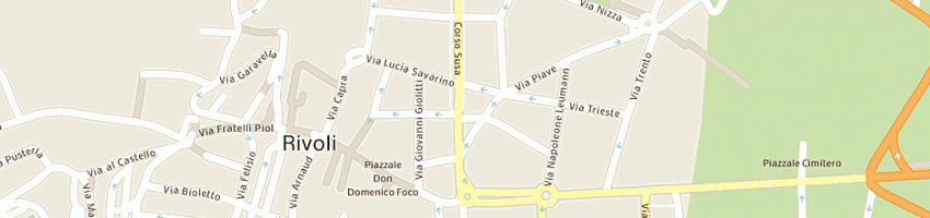 Mappa della impresa de virgilis rosanna a RIVOLI