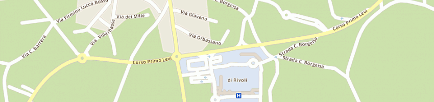 Mappa della impresa falbo giorgio sas a RIVOLI