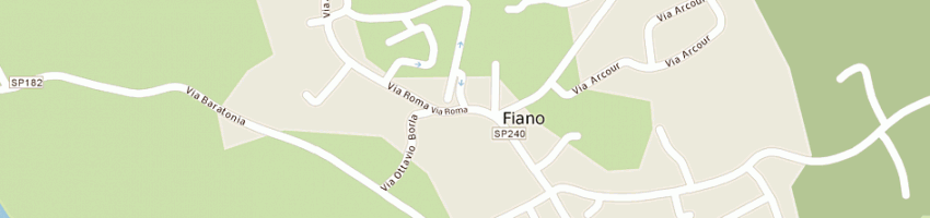 Mappa della impresa croce rossa italiana a FIANO