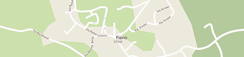 Mappa della impresa zanella enrico a FIANO