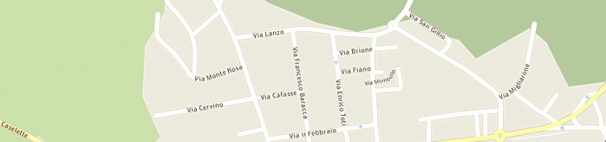 Mappa della impresa 2b di bascetta a e a snc a TORINO