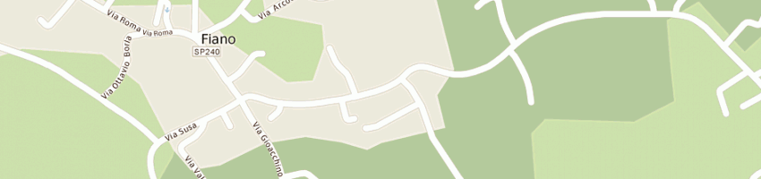 Mappa della impresa cane romana a FIANO
